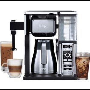 Used Ninja Coffee Bar Maker Automatic Programmable Stainless Carafe CF097W 32